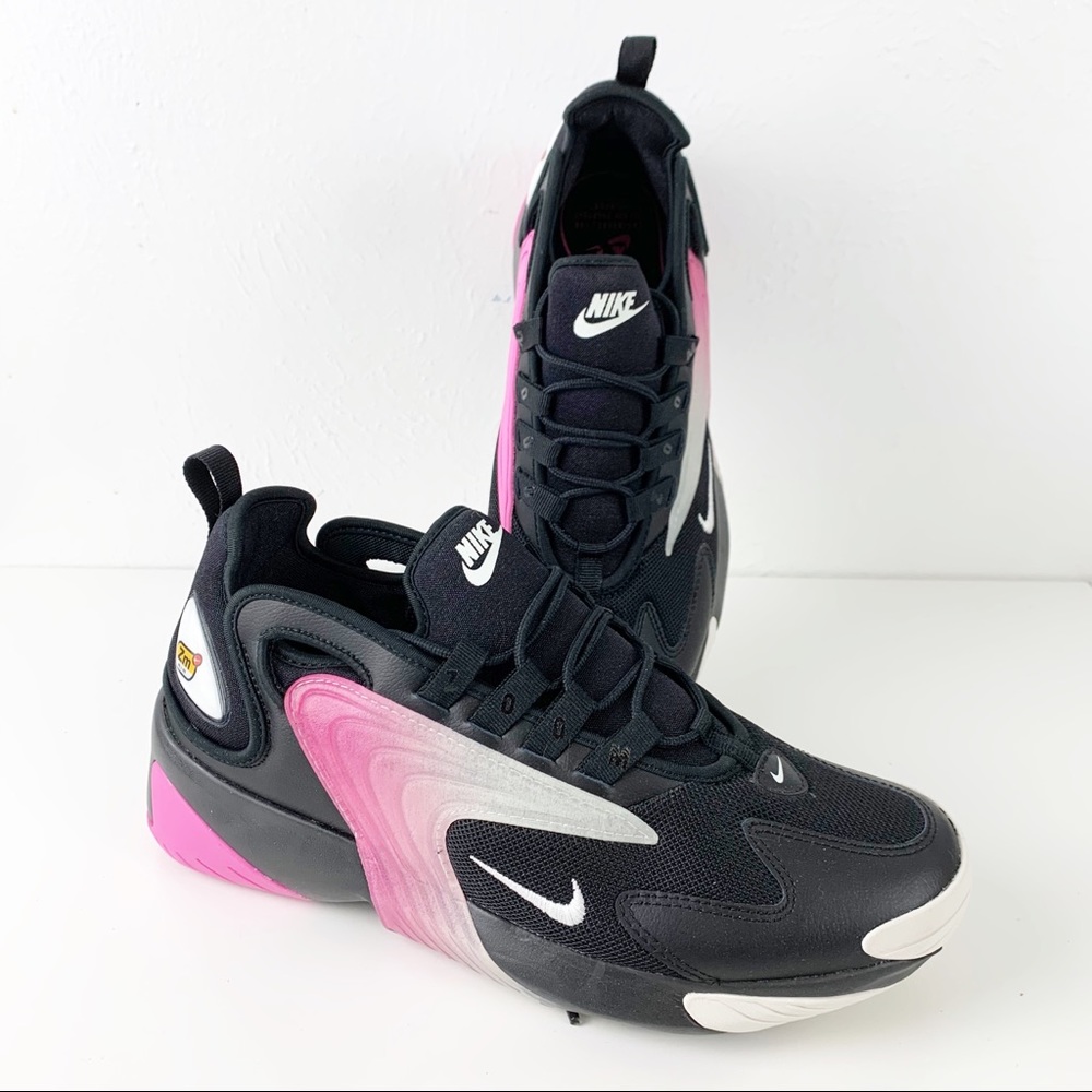 Nike Zoom 2K Womens Pink Black Running Shoes NEW